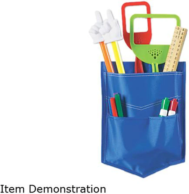 Learning Resource Bag With Label Pocket Learning Resources LER6444 Whiteboard Storage Pocket, 8 x 11, Nylon ...