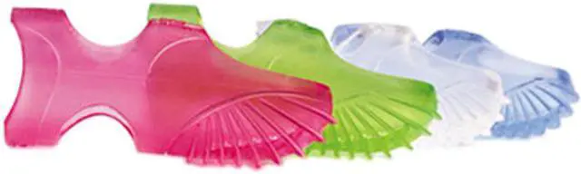 Main image of LEE 61030 Tippi Micro-Gel Fingertip Grips, Size 3, X-Small, Assorted, 10/Pack