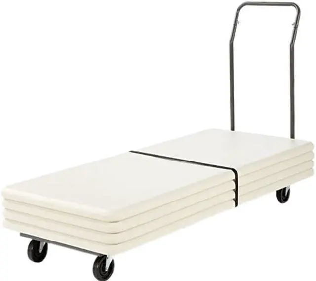 Main image of Alera FTCART Folding Table Cart, 20-1/2w x 72d, Charcoal