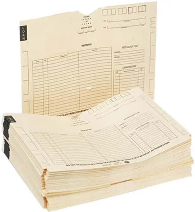 Main image of Smead 66300 PXR7 X-Ray Jackets with Pockets, 18 1/4 x 14 1/2, 11 Point Manila, 100/Carton