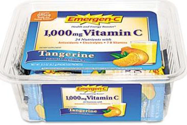 Emergen-C EV281 Immune Defense Drink Mix, Tangerine, 0.3 oz Packet, 50 ...
