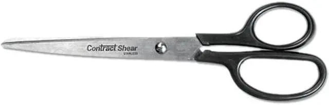 Main image of Westcott 10572 Stainless Steel Straight Trimmers, 8 in. Length, 3 in. Cut, Black