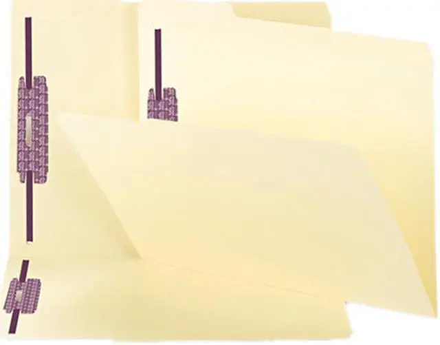 Main image of Smead 14555 SafeShield Fastener Folders, Manila, Two Inch Capacity, Letter, 50/Box