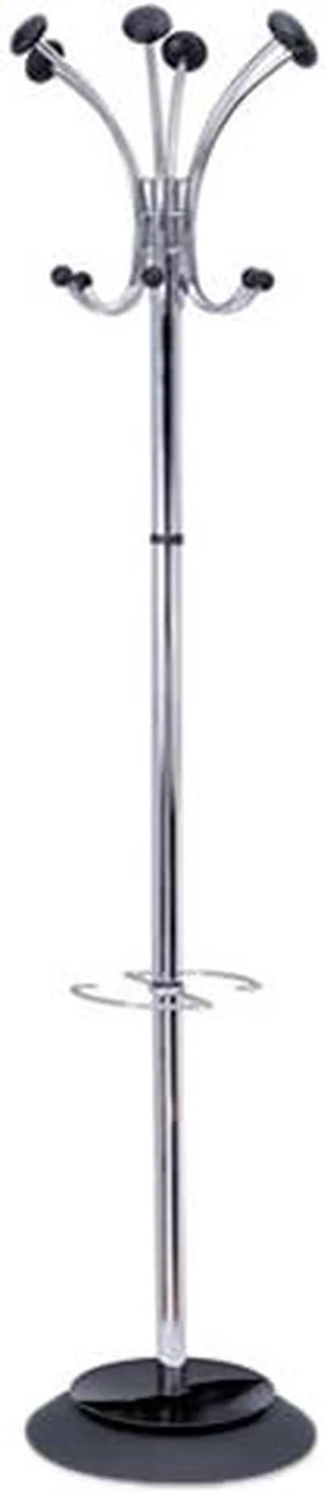 Main image of Alba PMCLAS Chromy Coat Tree, Five Knobs, Chrome