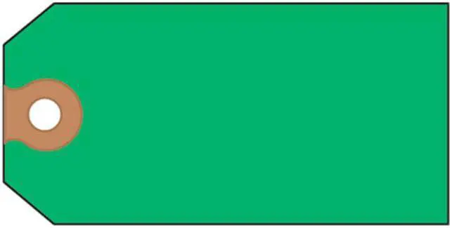 Main image of Avery Unstrung Shipping Tags Paper 4 3/4 x 2 3/8 Green 1 000/Box 12365