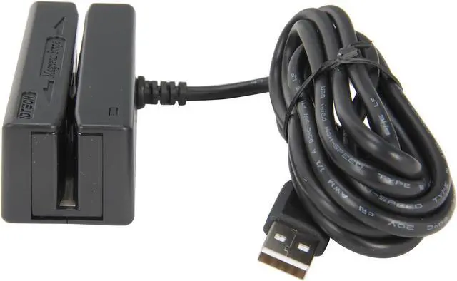 Alt view image 2 of 6 - ID TECH MiniMag II Card Reader (Black) - USB-Keyboard Emulation, Track 1, 2