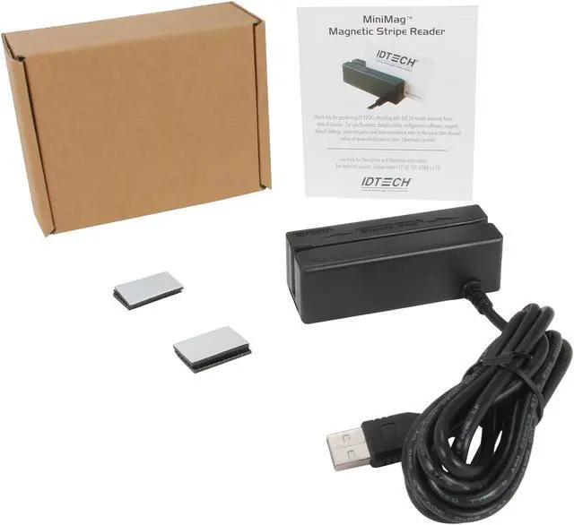 Alt view image 5 of 6 - ID TECH MiniMag II Card Reader (Black) - USB-Keyboard Emulation, Track 1, 2