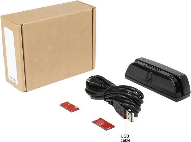 Alt view image 6 of 6 - MagTek 21073075 Dynamag USB HID Secure Credit Card Reader