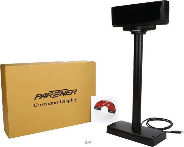 Alt view image 6 of 6 - PartnerTech CD-7220-UN-5V-B CD-7220 Customer Pole Display