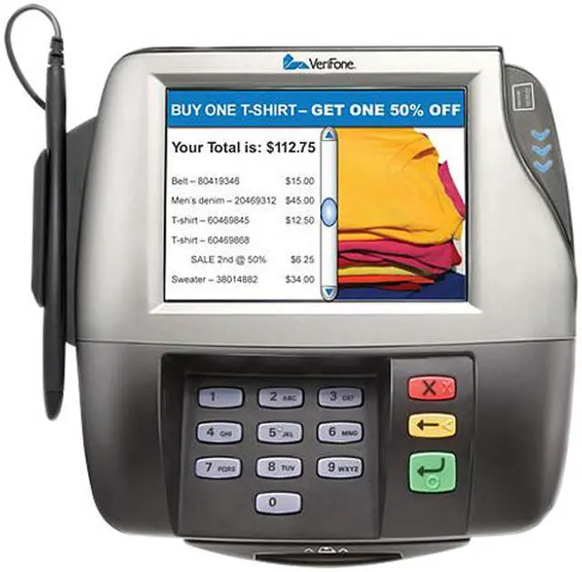 Alt view image 2 of 3 - VeriFone M094-509-01-R MX 880 PCI PED 2.X MX 880 SC TCH ETH SIG