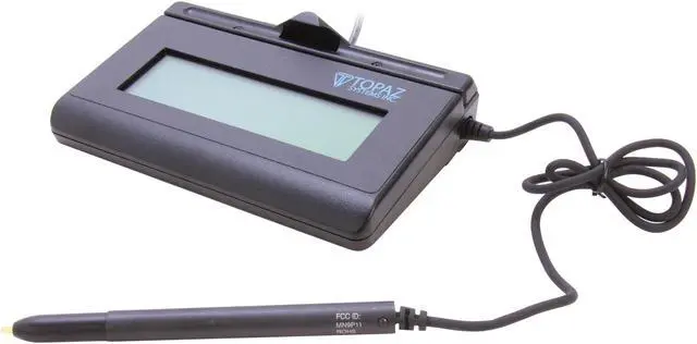Alt view image 6 of 7 - Topaz SignatureGem LCD 1x5 T-L462 Series HID-USB T-L462-HSB-R Signature Capture Pad