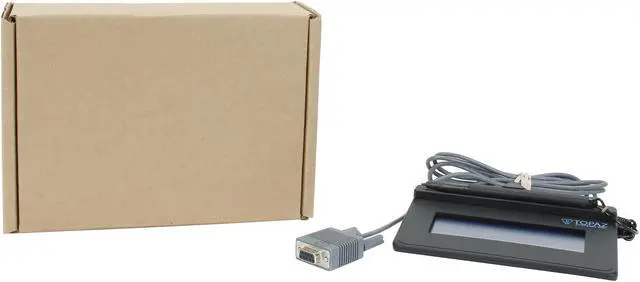 Alt view image 5 of 5 - Topaz SigLite 1x5 T-S460 Series Serial T-S460-B-R Signature Capture Pad