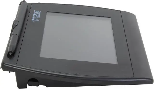 Alt view image 3 of 5 - Topaz SignatureGem LCD 4x5 T-LBK766SE Series Dual Serial/USB (High Speed) BackLit T-LBK766SE-BHSB-R Signature Capture Pad