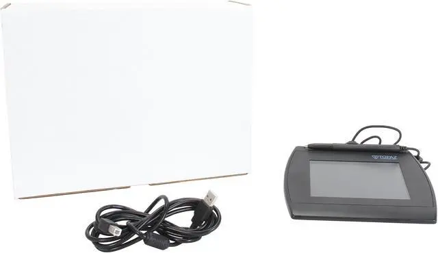Alt view image 5 of 5 - Topaz SignatureGem LCD 4x5 T-LBK766SE Series Dual Serial/USB (High Speed) BackLit T-LBK766SE-BHSB-R Signature Capture Pad