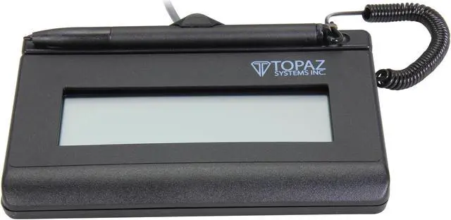 Alt view image 2 of 5 - Topaz SigLite LCD 1x5 Signature Capture Pad, USB - T-L460-HSB-R