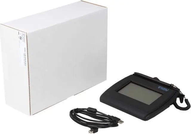 Alt view image 6 of 6 - Topaz SigLite LCD 4x3 T-LBK750 Series Dual Serial/USB (High Speed) BackLit T-LBK750SE-BHSB-R Signature Capture Pad