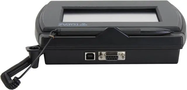 Alt view image 4 of 6 - Topaz SigLite LCD 4x3 T-LBK750 Series Dual Serial/USB BackLit T-LBK750-BHSB-R Signature Capture Pad