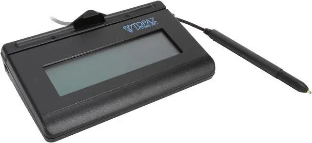 Alt view image 5 of 6 - Topaz SignatureGem LCD 1x5 T-LBK462 Series HID-USB BackLit T-LBK462-HSB-R Signature Capture Pad