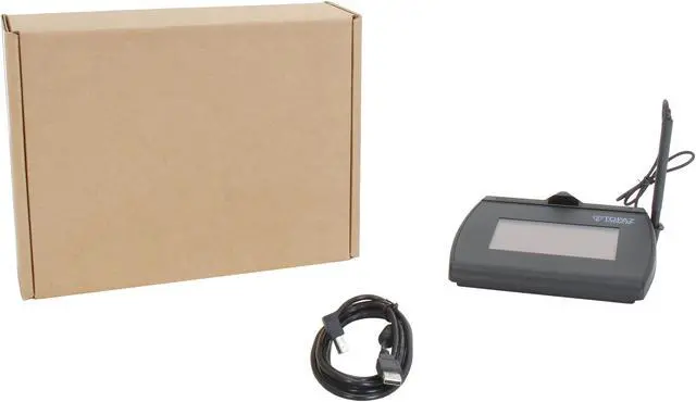 Alt view image 6 of 6 - Topaz T-LBK755-BHSB-R SignatureGem LCD 4x3 T-LBK755 Series BackLit Signature Capture Pad - Dual Serial/USB Interface