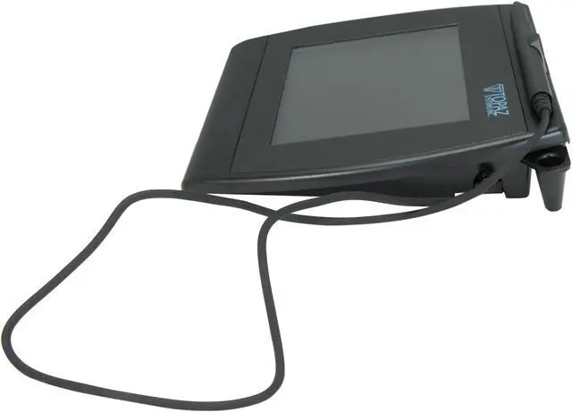 Alt view image 3 of 5 - Topaz SignatureGem LCD 4x5 T-LBK766 Series Dual Serial/USB BackLit T-LBK766-BHSB-R Signature Capture Pad