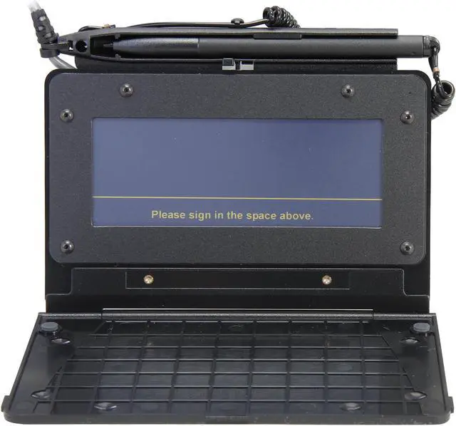 Alt view image 2 of 4 - Topaz SigLite Slim 1x5 T-S461 Series HID-USB T-S461-HSB-R Signature Capture Pad