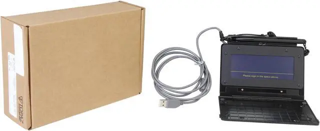 Alt view image 4 of 4 - Topaz SigLite Slim 1x5 T-S461 Series HID-USB T-S461-HSB-R Signature Capture Pad