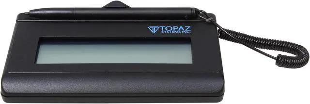 Alt view image 3 of 7 - Topaz SigLite LCD 1x5 T-LBK460 Series HID-USB Backlit T-LBK460SE-HSB-R Signature Capture Pad