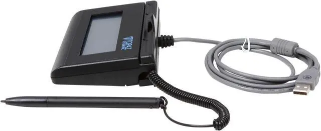 Alt view image 6 of 7 - Topaz SigLite LCD 1x5 T-LBK460 Series HID-USB Backlit T-LBK460SE-HSB-R Signature Capture Pad
