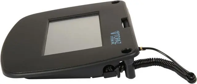 Alt view image 3 of 6 - Topaz SigLite Color 4.3 T-LBK43LC Series USB Backlit T-LBK43LC-HSB-R Signature Capture Pad