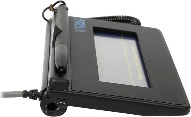 Alt view image 4 of 6 - Topaz SigLite 1x5 T-S460 Series Virtual Serial via USB T-S460-BSB-R Signature Capture Pad