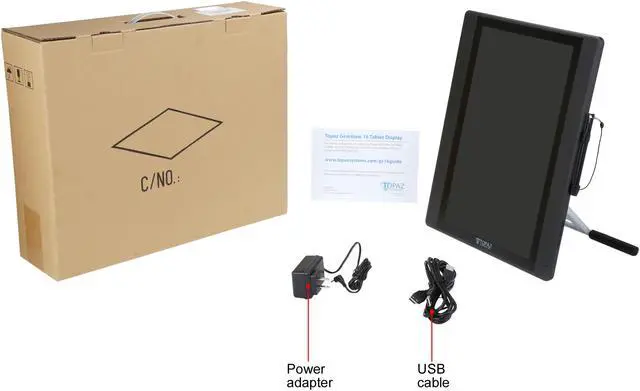 Alt view image 7 of 7 - Topaz GemView 16 Tablet Display - TD-LBK156VA