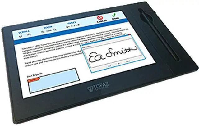 Main image of Topaz GemView 10 Tablet Display - TD-LBK101VA-USB-R