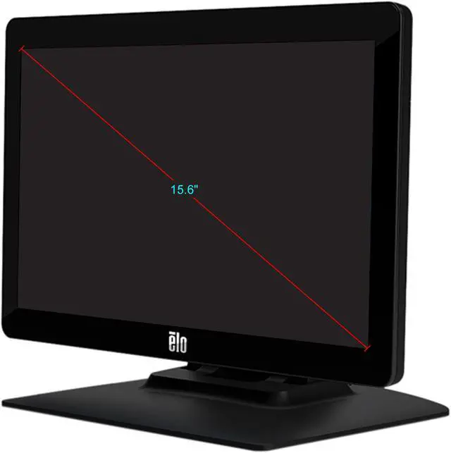 Alt view image 2 of 2 - Elo Touch Solutions E125496 Black 15.6" USB Projected Capacitive Touchscreen Monitor without Stand 250 cd/m2 700:1 Built-in Speakers