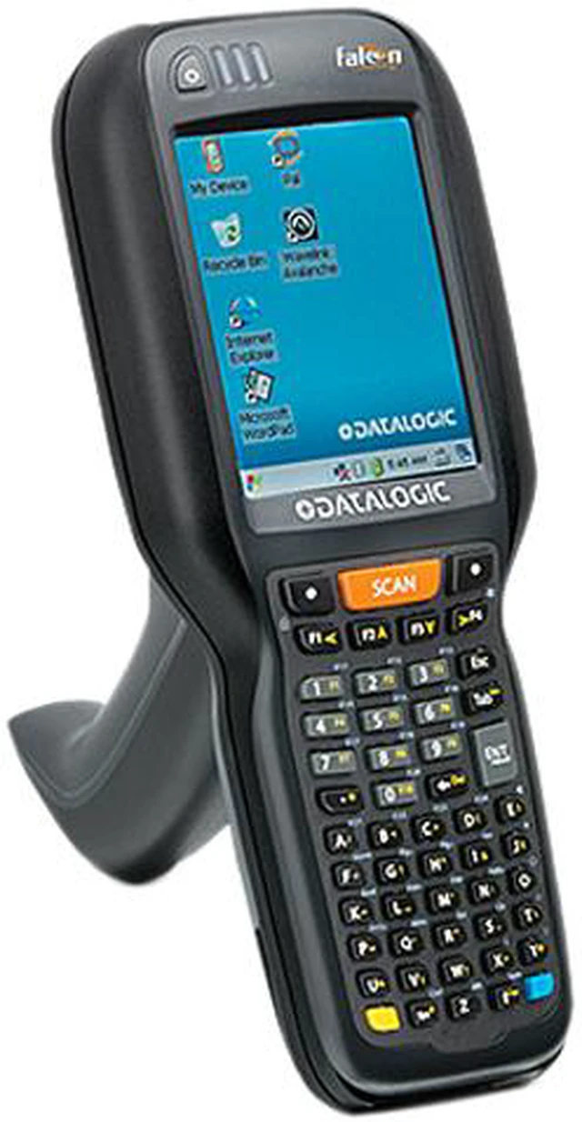 Main image of Datalogic Falcon X4 945550003 Pistol grip 802.11 a/b/g/n, 1GB RAM/8GB Flash, 52-Key Alpha Numeric, Windows Embedded Compact 7, FCC