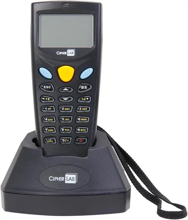 Alt view image 2 of 6 - CipherLab 8000 Series 8001 Terminal w/ Linear Imager, 2MB, Rechargeable Li-on Battery, USB Cable, Cradle and Power Adapter