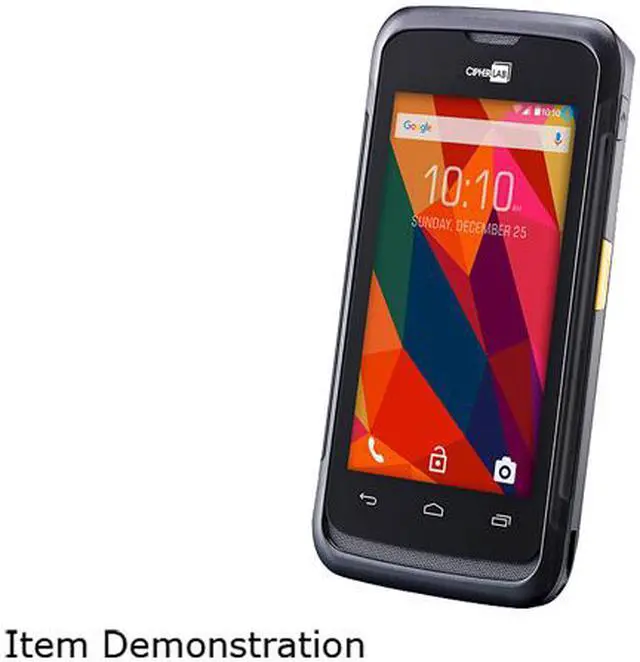 Alt view image 2 of 2 - CipherLab RS31 4.7" HD Touch Mobile Computer and 1D Laser Barcode Scanner, 1.3 Ghz Quad-Core, LTE, Bluetooth, WiFi, NFC, GMS, Android 7.0, Camera - AS31ECLBDBSG1