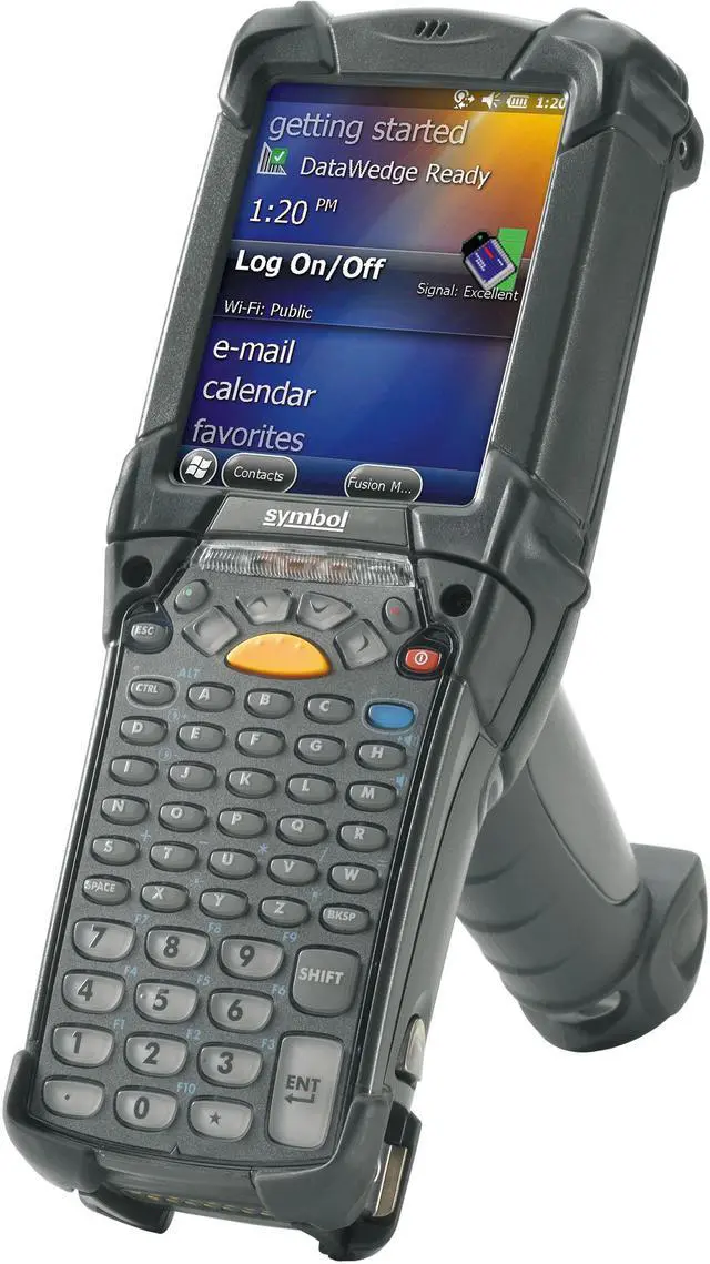 Main image of Zebra MC9200 Series Gun-style Alpha-Numeric Mobile Computer with 3.7” Color Touch LCD/1GB RAM/2 GB Flash - MC92N0-GP0SYEAA6WR