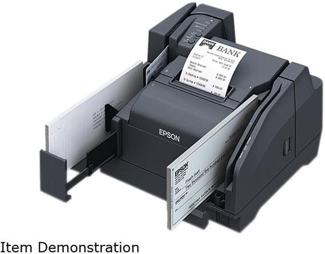 Epson TM-S9000 Multifunction Teller Device and Receipt Printer, Without USB  Hub or MSR, USB, Scanner 110 dpm, Dual Pocket - A41A267011