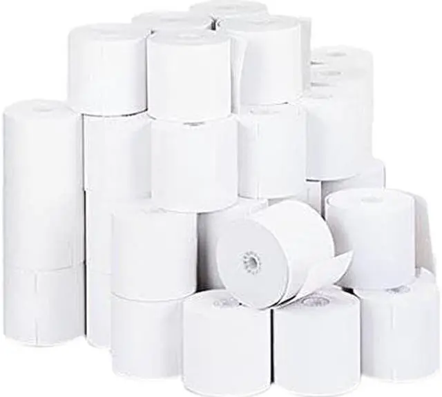 Main image of Universal UNV32000 Impact & Inkjet Print Bond Paper Rolls, 0.5" Core, 2.75" x 190 ft, White, 50/Carton