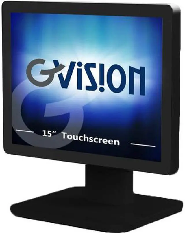 Main image of Gvision D15,15" POS LED Monitor with Projected Capacitive Touch, Black - D15ZX-AV-45P0