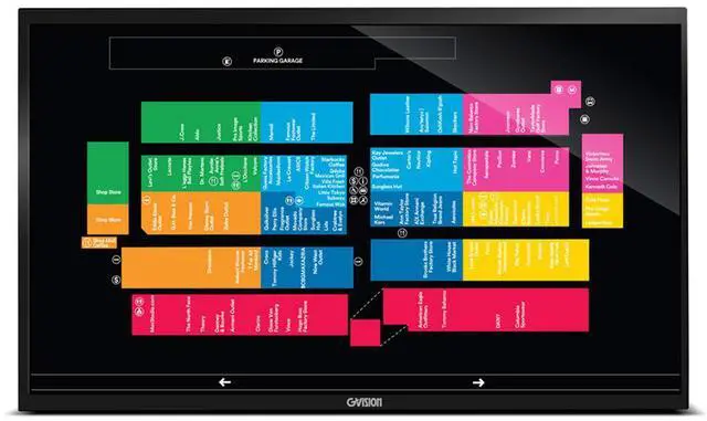 Main image of GVision 23.8" LCD Touch Screen - PCAP 10 Point Touch (USB) - 3000: 1 Contrast - 2 built-in Speakers - 100mm VESA - TAA Compliant (D24ZD-OH-45PT)