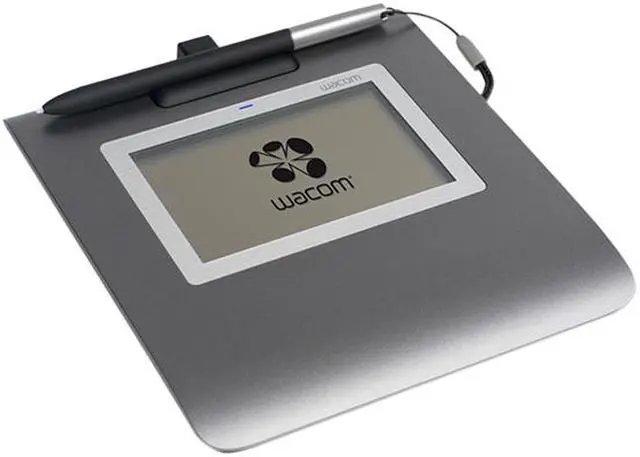 Alt view image 3 of 6 - Wacom STU-430 4.5" Monochrome Signature Pad, 2540 lpi, 1024 Pressure Level, Pen, USB Interface