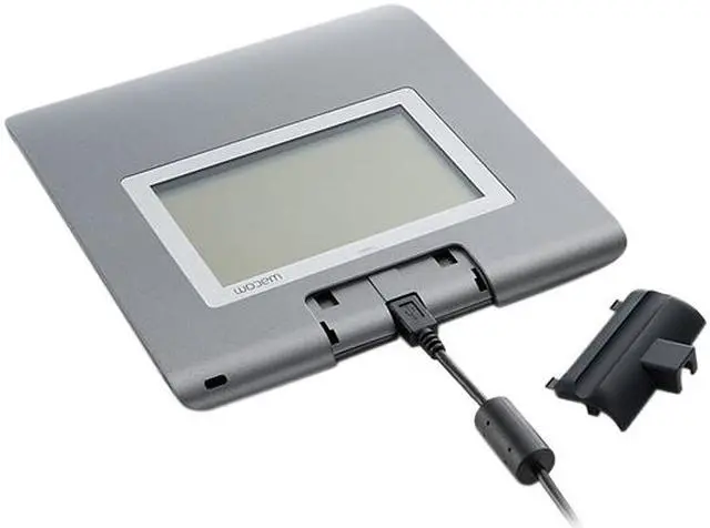 Alt view image 5 of 6 - Wacom STU-430 4.5" Monochrome Signature Pad, 2540 lpi, 1024 Pressure Level, Pen, USB Interface