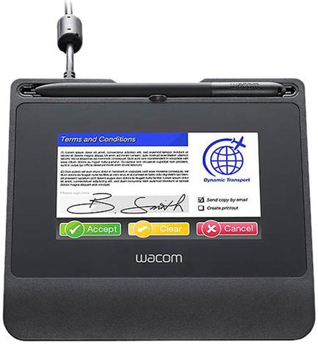 Main image of Wacom STU-540 5" High-res Color Screen Signature Pad, 2540 lpi, 1024 Pressure Level, Pen, USB 2.0 Communication Interface