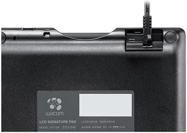 Alt view image 3 of 4 - Wacom STU-540 5" High-res Color Screen Signature Pad, 2540 lpi, 1024 Pressure Level, Pen, USB 2.0 Communication Interface
