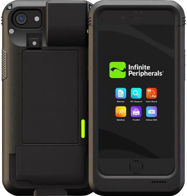 Main image of Infinite Peripherals LP7-ZS2DBTRE-PH7 Linea Pro 7 - iPhone SE, iPhone 7/8 & iPhone 6/6s 2D Barcode Scanner Encrypted MSR, BT, RFID