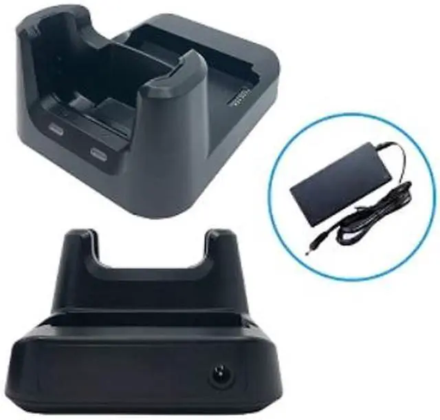 Main image of Unitech 5000-900098G HT330 1-Slot USB Cradle with Spare Battery Slot