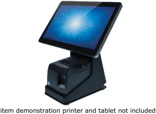 Alt view image 2 of 2 - Elo E353950 Wallaby POS Stand for I-Series, 1002L & 1502L - Black