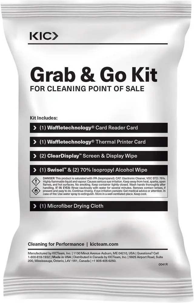 Main image of KICTeam KW3KPOS2MC1 Grab & Go - 25CT Point Of Sale Clean Kit