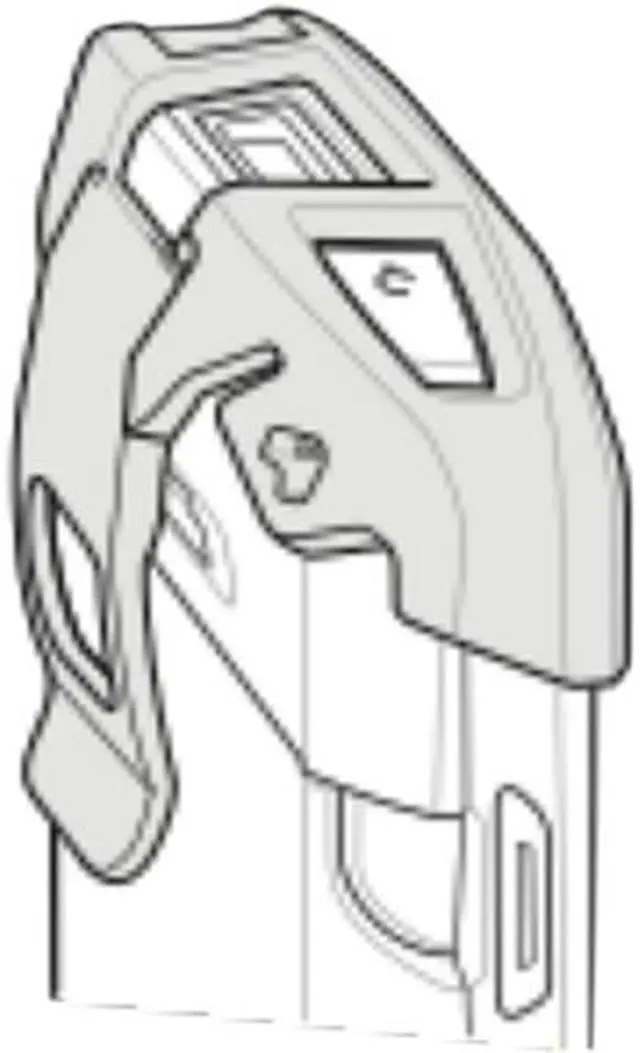 Alt view image 2 of 2 - Zebra SG-TC51-CLIPHC1-01 Carrying Clip for Heathcare Versions of TC51/TC52 Mobile Computers